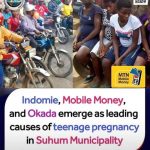 Indomie, Mobile Money, and Okada Linked to Rising Teenage Pregnancy in Suhum Municipality