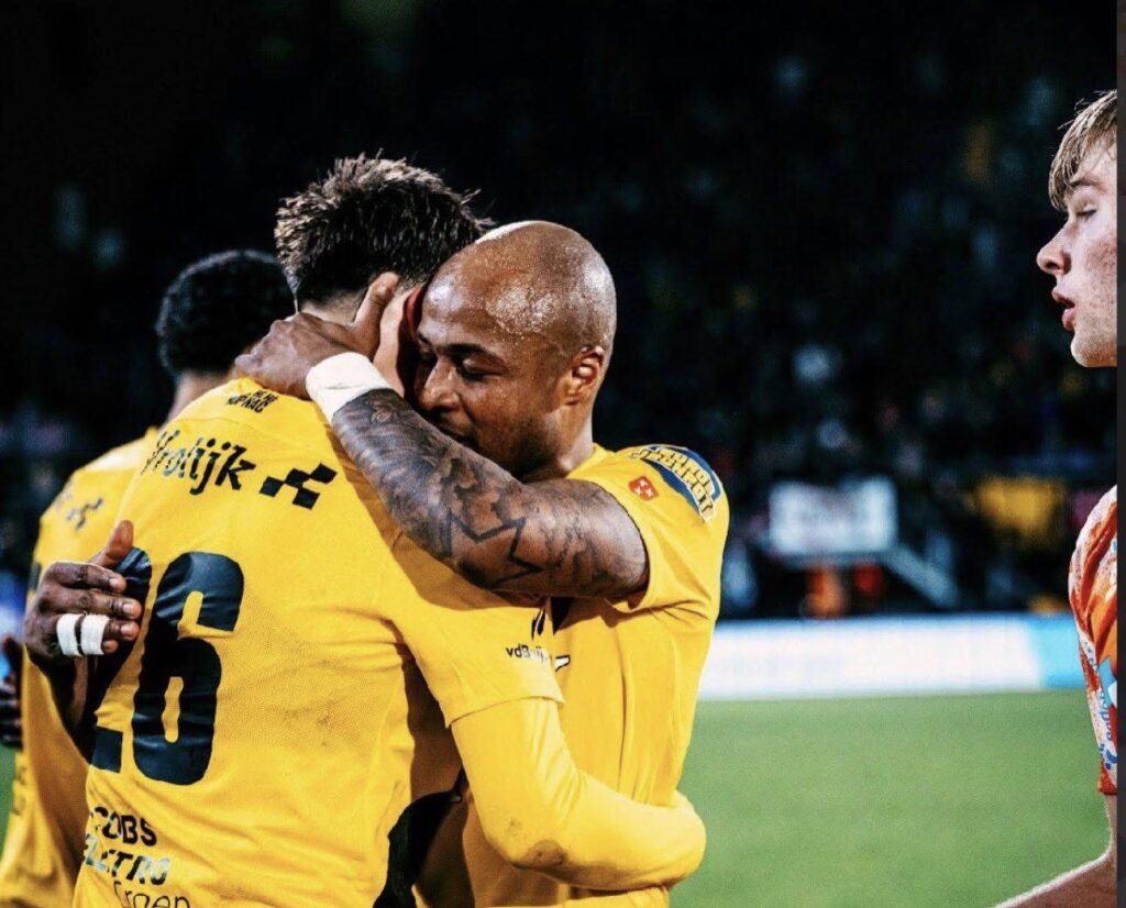 André Ayew Nets First Goal for NAC Breda